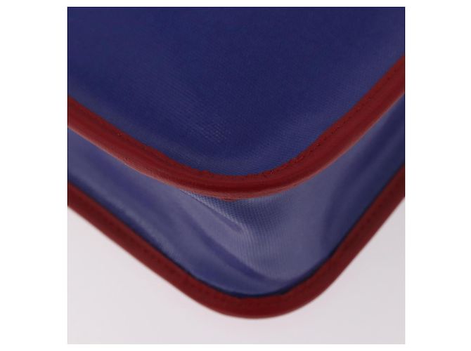Borsa GUCCI in PVC Blu Rosso 550763 Auth 183061M - vista 13