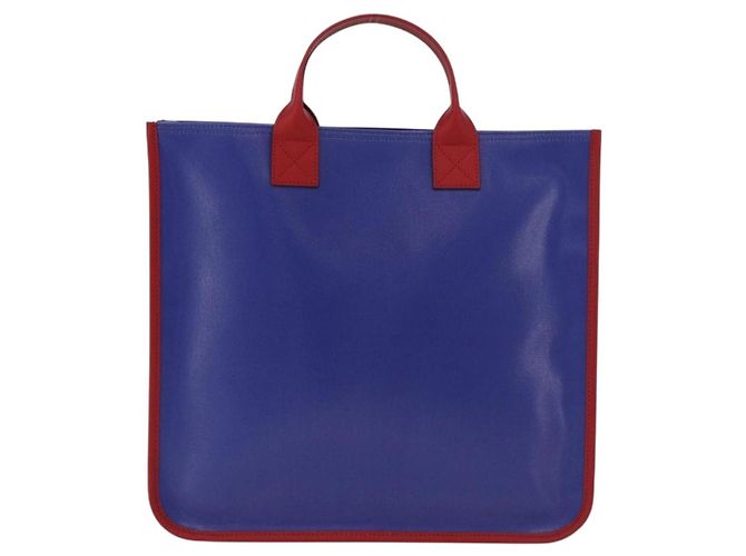Borsa GUCCI in PVC Blu Rosso 550763 Auth 183061M - vista 3