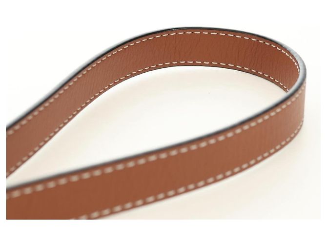 LOEWE Anagram Mini Hammock Drawstring Bag Leather 2way Brown Auth 181940SM Marrone - vista 15