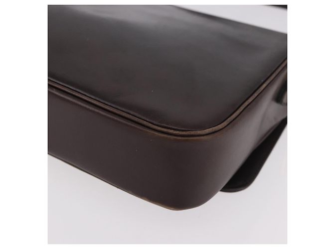 Borsa a tracolla Christian Dior in pelle marrone oro Auth 183849 D'oro - vista 14