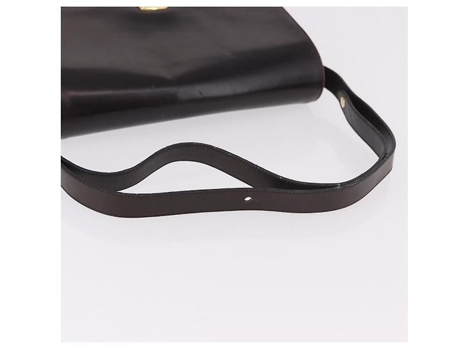 Borsa a tracolla Christian Dior in pelle marrone oro Auth 183849 D'oro - vista 8