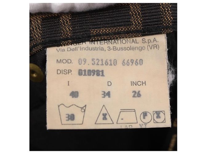 FENDI Zucca Canvas Rock Schwarz Braun Authentisch 178913A - Ansicht 11