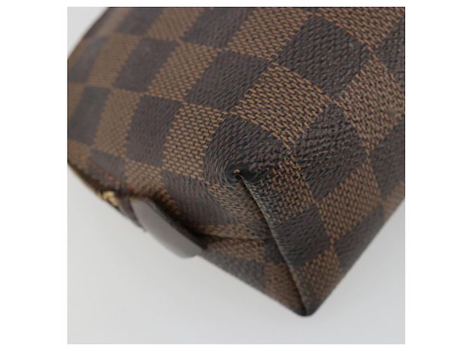 LOUIS VUITTON Damier Ebene Pochette Cosmetic PM Pochette N47516 LV Auth 182675 - vista 11
