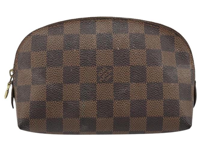 LOUIS VUITTON Damier Ebene Pochette Cosmetic PM Pochette N47516 LV Auth 182675 - vista 2