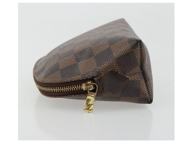 LOUIS VUITTON Damier Ebene Pochette Cosmetic PM Pochette N47516 LV Auth 182675 - vista 5