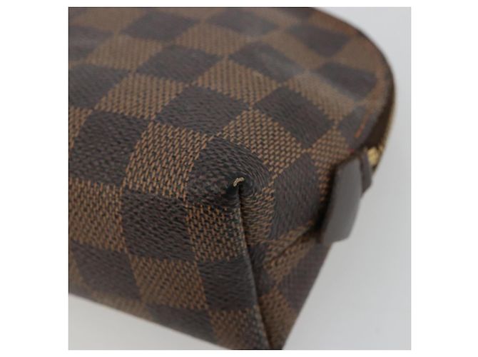 LOUIS VUITTON Damier Ebene Pochette Cosmetic PM Pochette N47516 LV Auth 182675 - vista 8