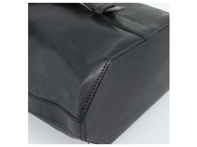 LOUIS VUITTON Zaino Epi Shoulder Bag Nero M80153 LV Auth ka4567 - vista 13