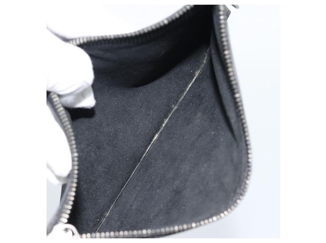 LOUIS VUITTON Zaino Epi Shoulder Bag Nero M80153 LV Auth ka4567 - vista 20