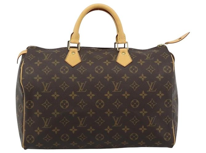 LOUIS VUITTON Borsa Monogram Speedy 35 M41524 LV Auth 183617V Monogramma - vista 2