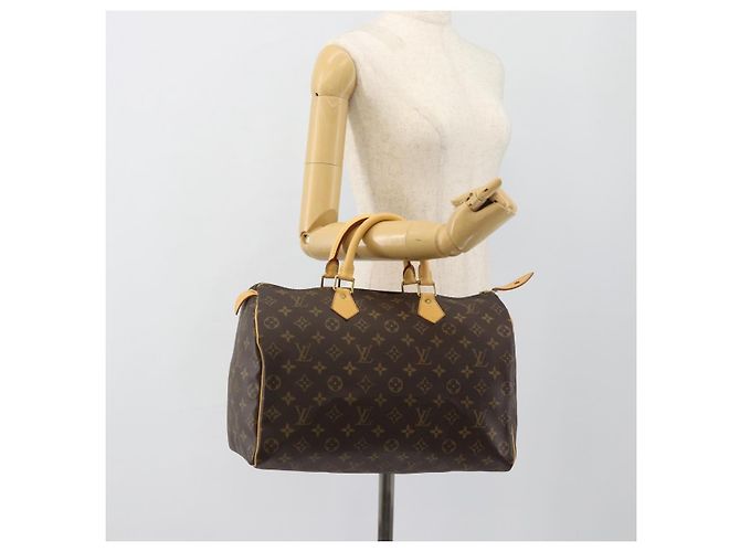 LOUIS VUITTON Borsa Monogram Speedy 35 M41524 LV Auth 183617V Monogramma - vista 20