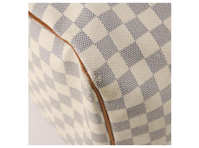 LOUIS VUITTON Damier Azur Keepall 50 Boston Bag N41430 LV Auth 181864 - vista 11