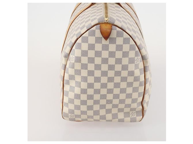 LOUIS VUITTON Damier Azur Keepall 50 Boston Bag N41430 LV Auth 181864 - vista 5