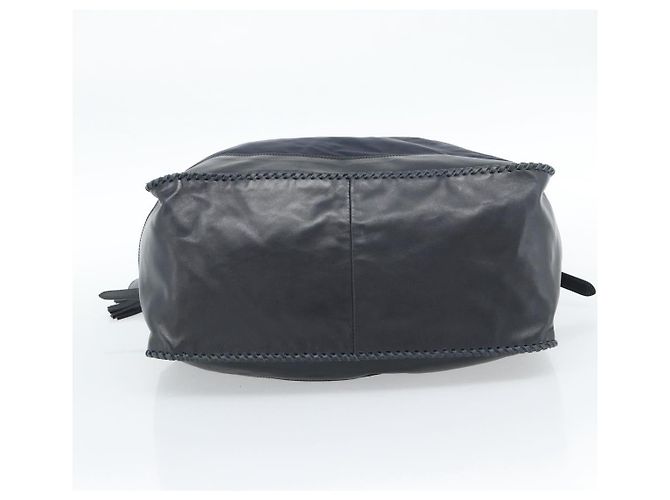Borsa a Spalla PRADA Nylon e Pelle Nera Argento 182816V Nero - vista 9