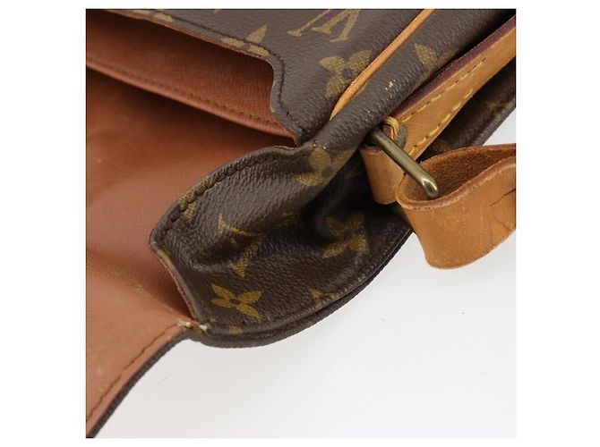 LOUIS VUITTON Monogram Cartouchiere MM Borsa a Spalla M51253 LV Auth bs35460 Monogramma - vista 17