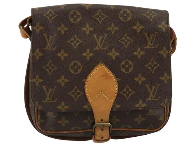 LOUIS VUITTON Monogram Cartouchiere MM Borsa a Spalla M51253 LV Auth bs35460 Monogramma - vista 2