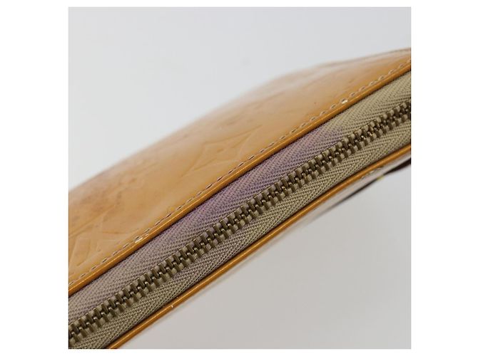 LOUIS VUITTON Monogram Vernis Lexington Pouch Beige M91010 LV Auth 184160 - vista 10