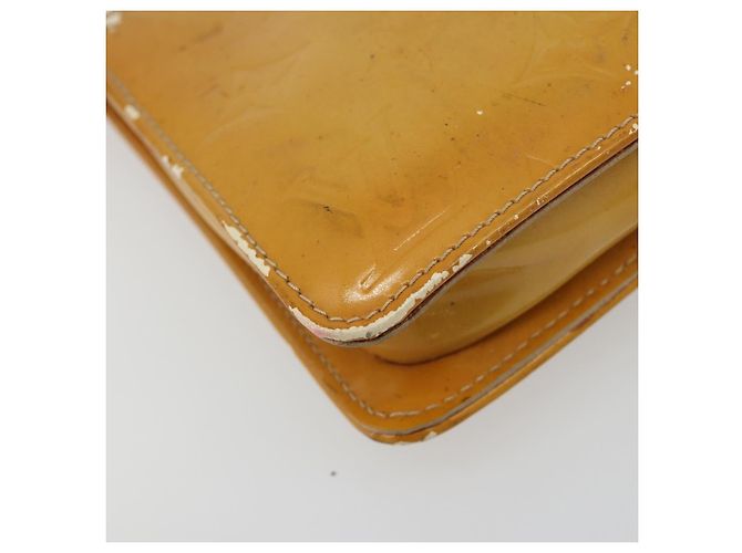 LOUIS VUITTON Monogram Vernis Lexington Pouch Beige M91010 LV Auth 184160 - vista 18