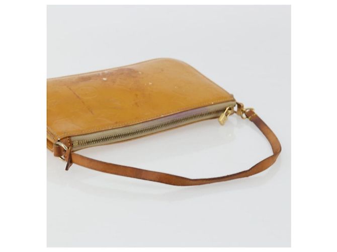 LOUIS VUITTON Monogram Vernis Lexington Pouch Beige M91010 LV Auth 184160 - vista 7