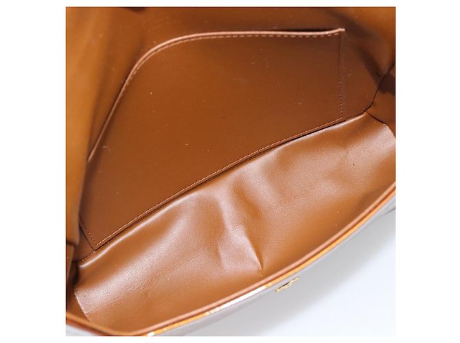 LOUIS VUITTON Monogram Vernis Thompson Street Bag Bronze M91124 LV Auth 184211 Bronzo - vista 18