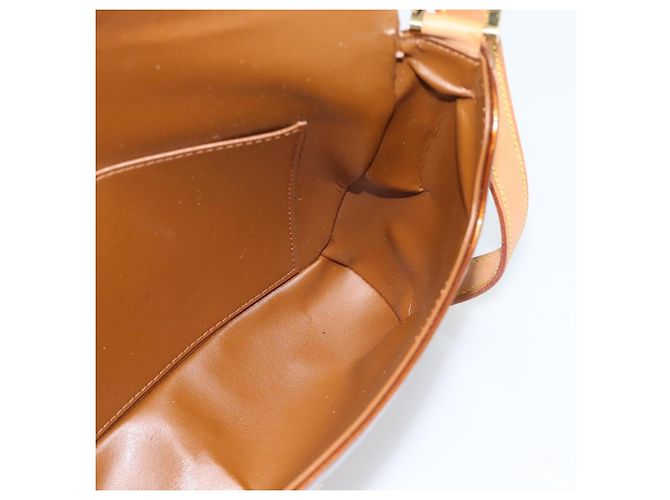LOUIS VUITTON Monogram Vernis Thompson Street Bag Bronze M91124 LV Auth 184211 Bronzo - vista 19