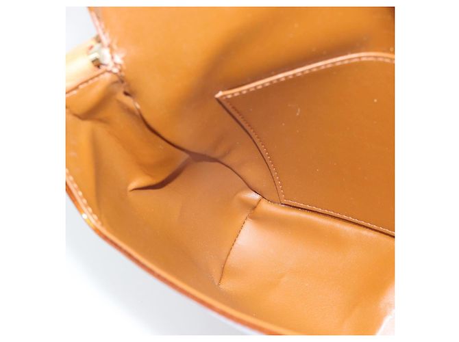 LOUIS VUITTON Monogram Vernis Thompson Street Bag Bronze M91124 LV Auth 184211 Bronzo - vista 20