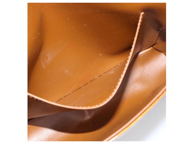 LOUIS VUITTON Monogram Vernis Thompson Street Bag Bronze M91124 LV Auth 184211 Bronzo - vista 21