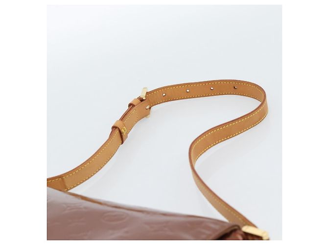LOUIS VUITTON Monogram Vernis Thompson Street Bag Bronze M91124 LV Auth 184211 Bronzo - vista 8