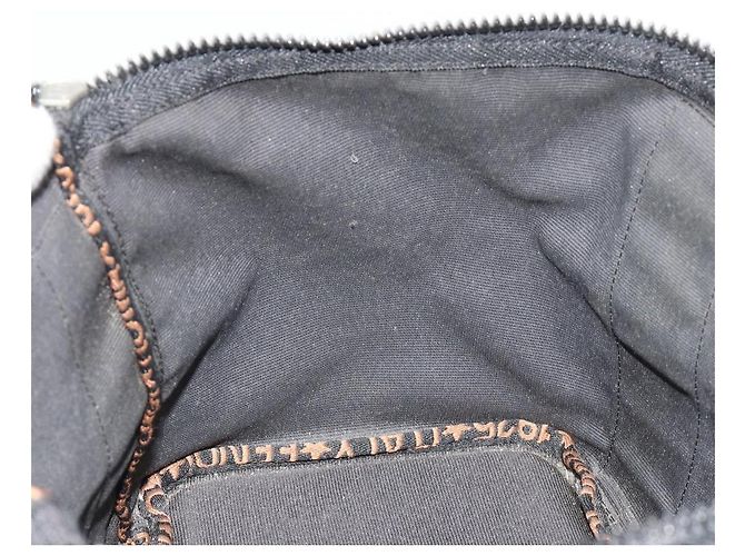 FENDI Handtasche Canvas Schwarz Silber Auth bs35371 - Ansicht 19