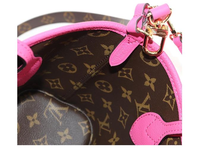 Borsa LOUIS VUITTON Neverfull Inside Out BB Lords Pondicherry M12106 Auth 181654SM Monogramma - vista 21
