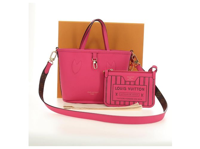 Borsa LOUIS VUITTON Neverfull Inside Out BB Lords Pondicherry M12106 Auth 181654SM Monogramma - vista 29