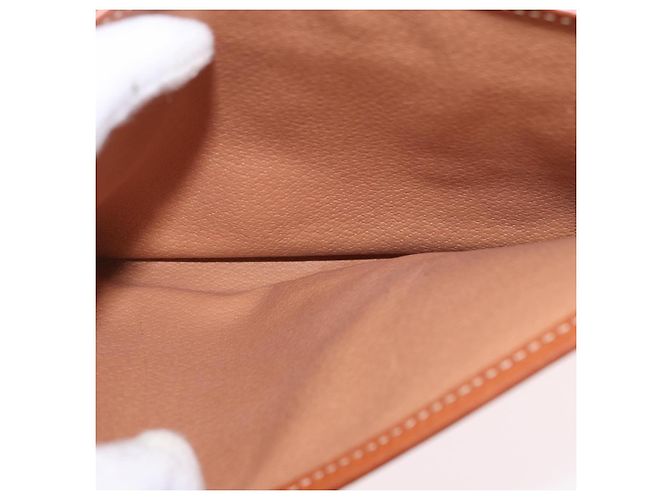 Céline CELINE Macadam Canvas Schultertasche PVC Leder Braun Gold Auth 183989 Golden - Ansicht 21
