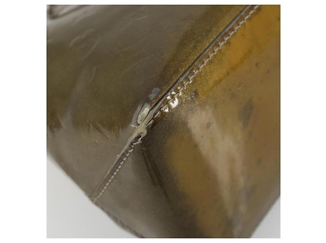 LOUIS VUITTON Monogram Vernis Wilshire PM Bag Gris Art Deco M91627 Auth 181471 Grigio - vista 11