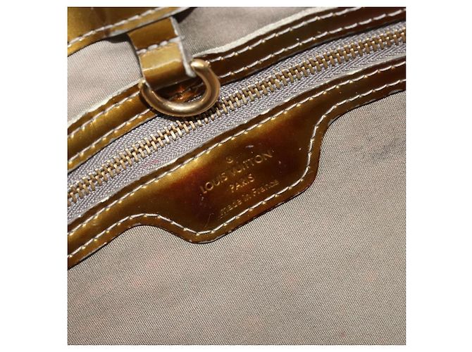 LOUIS VUITTON Monogram Vernis Wilshire PM Bag Gris Art Deco M91627 Auth 181471 Grigio - vista 15