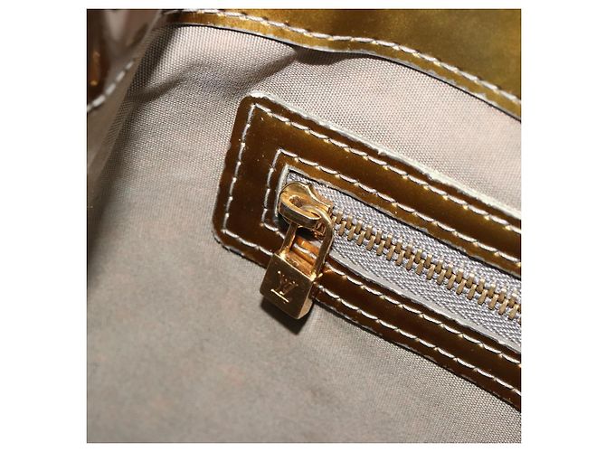LOUIS VUITTON Monogram Vernis Wilshire PM Bag Gris Art Deco M91627 Auth 181471 Grigio - vista 19