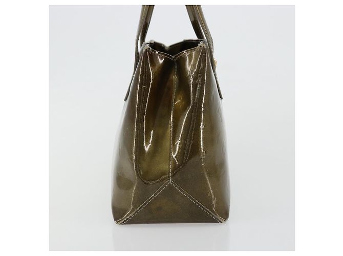 LOUIS VUITTON Monogram Vernis Wilshire PM Bag Gris Art Deco M91627 Auth 181471 Grigio - vista 4