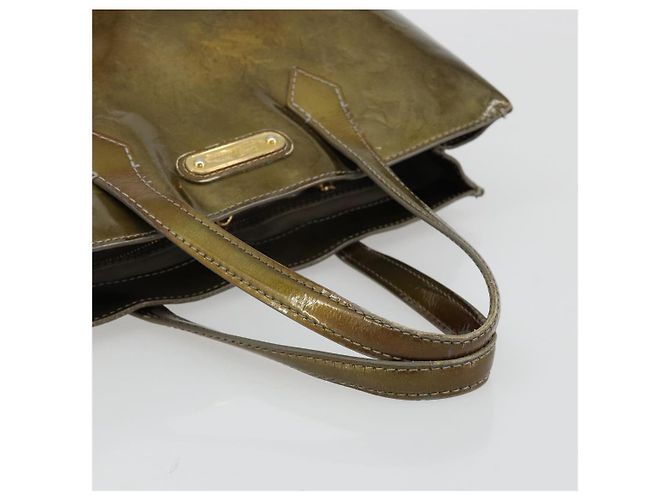 LOUIS VUITTON Monogram Vernis Wilshire PM Bag Gris Art Deco M91627 Auth 181471 Grigio - vista 7