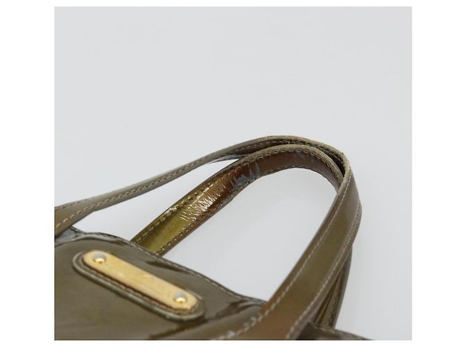 LOUIS VUITTON Monogram Vernis Wilshire PM Bag Gris Art Deco M91627 Auth 181471 Grigio - vista 8