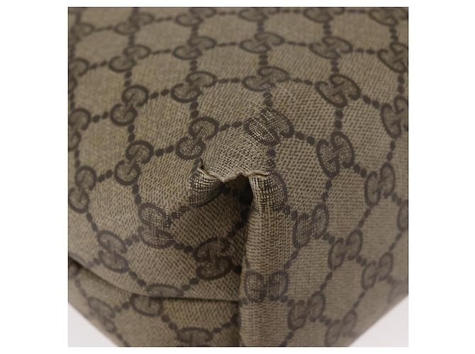 Borsa Tote GUCCI GG Supreme Web Sherry Line PVC Beige 39 02 003 Auth 182725 - vista 14