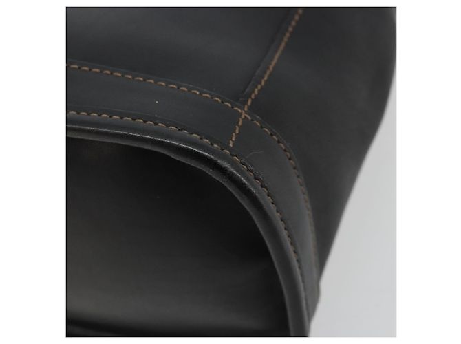 Borsa Coach in pelle nera e oro Auth 183167 Nero D'oro - vista 12