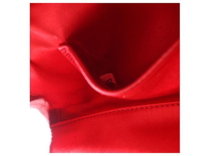 Borsa a tracolla vanity Miu Miu Matelasse in pelle 2way Rosso Oro Auth 182585A D'oro - vista 25