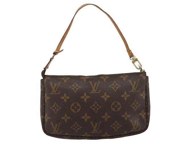 LOUIS VUITTON Monogram Pochette Accessoires Pochette M51980 LV Auth BA12777 Monogramma - vista 3