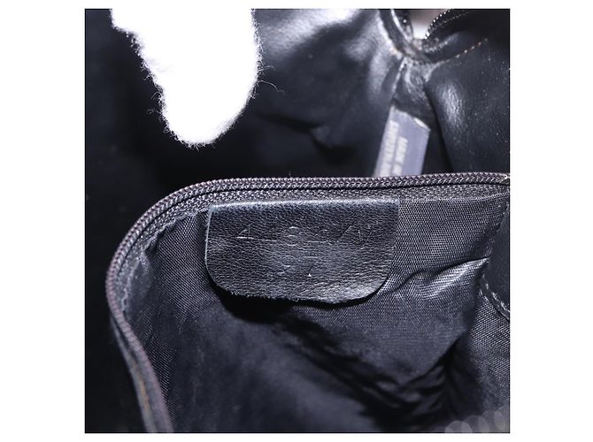 Borsa a Spalla con Catena BALLY in Pelle Nera e Oro Auth 184465 Nero D'oro - vista 22