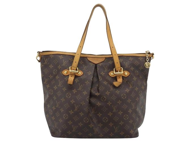 LOUIS VUITTON Borsa Tote Monogram Palermo GM M40146 LV Auth ep14636A Monogramma - vista 3