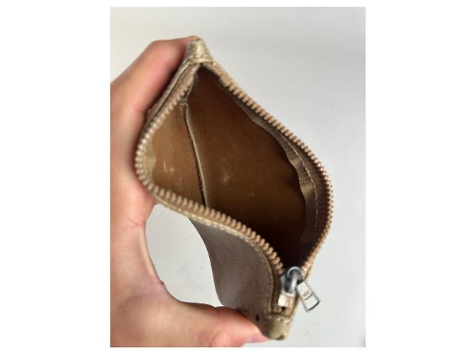 16 Céline Pochette Vintage Celine C Monogram Canvas Beige Marrone - vista 3