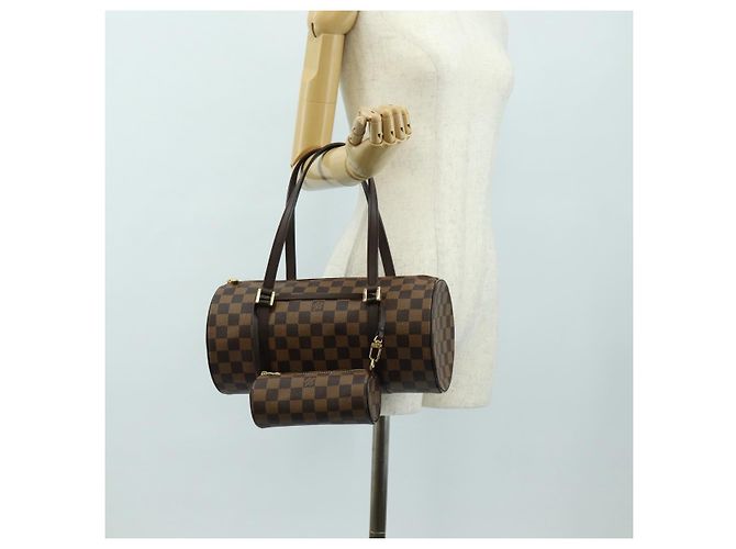 LOUIS VUITTON Borsa Damier Ebene Papillon 30 N51303 LV Auth 183662SAV - vista 25