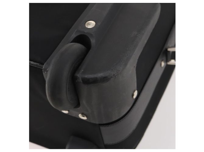 PRADA Carry Case Trunk Nylon Schwarz Silber Auth 182881 - Ansicht 16