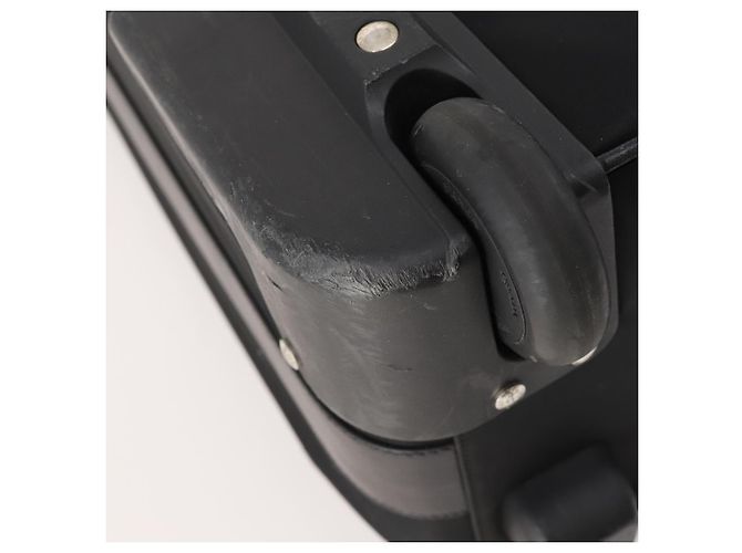 PRADA Carry Case Trunk Nylon Schwarz Silber Auth 182881 - Ansicht 17