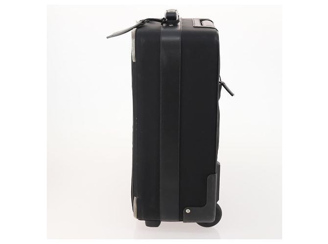 PRADA Carry Case Trunk Nylon Schwarz Silber Auth 182881 - Ansicht 4
