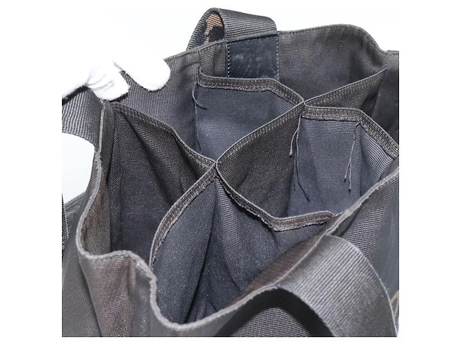 FENDI Handtasche Canvas Schwarz Braun Authentisch gh2132 - Ansicht 15