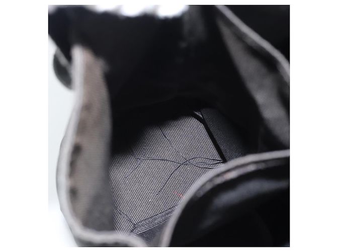 FENDI Handtasche Canvas Schwarz Braun Authentisch gh2132 - Ansicht 20